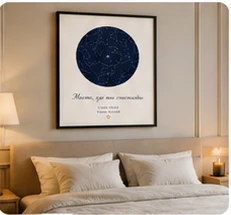 Фото карты звёздного неба